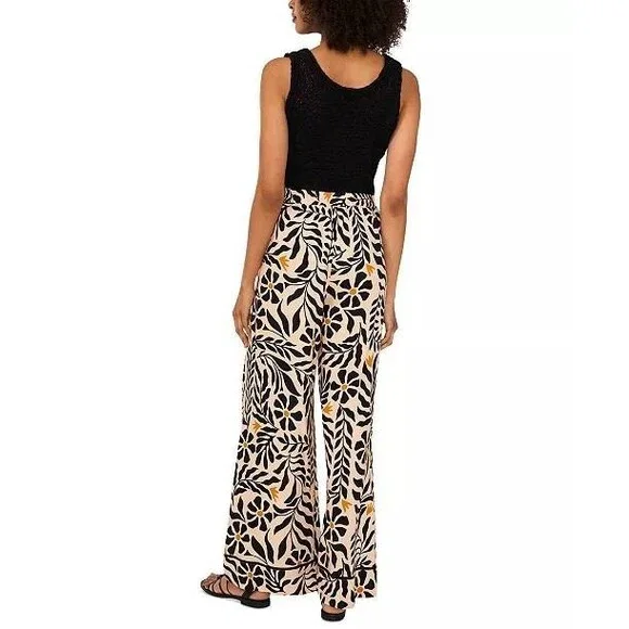 1.STATE Roll-Neck Tank Top Women's Black M NWT Cotton Blend Relaxed Fit - Picture 3 of 6